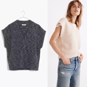 🆕 NEW MADEWELL SZ XS Cropped Sweater Vest